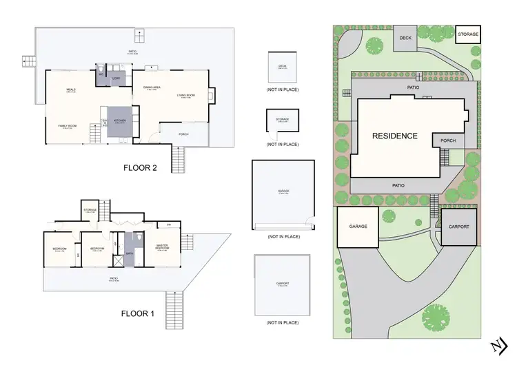 Floorplan of Homely house listing, 44 Montana Parade, Croydon VIC 3136