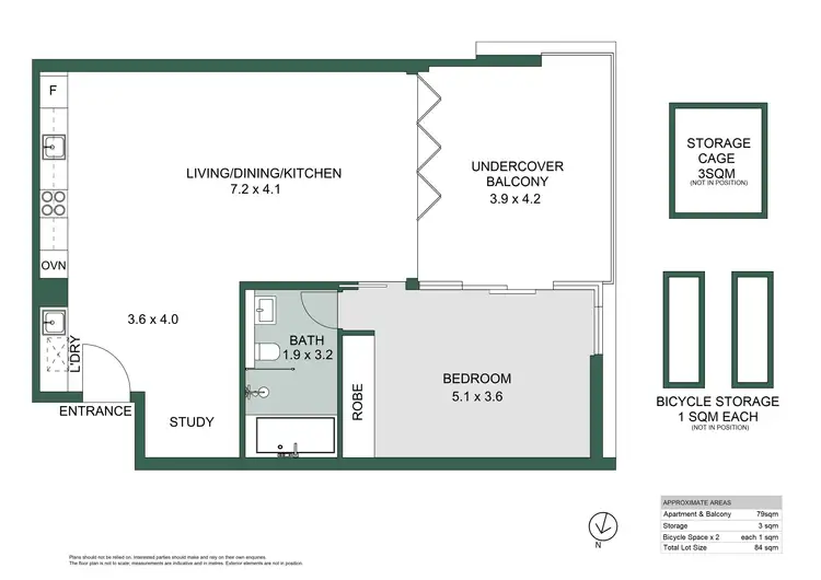 Floorplan of Homely apartment listing, 209/5 Sterling Circuit, Camperdown NSW 2050