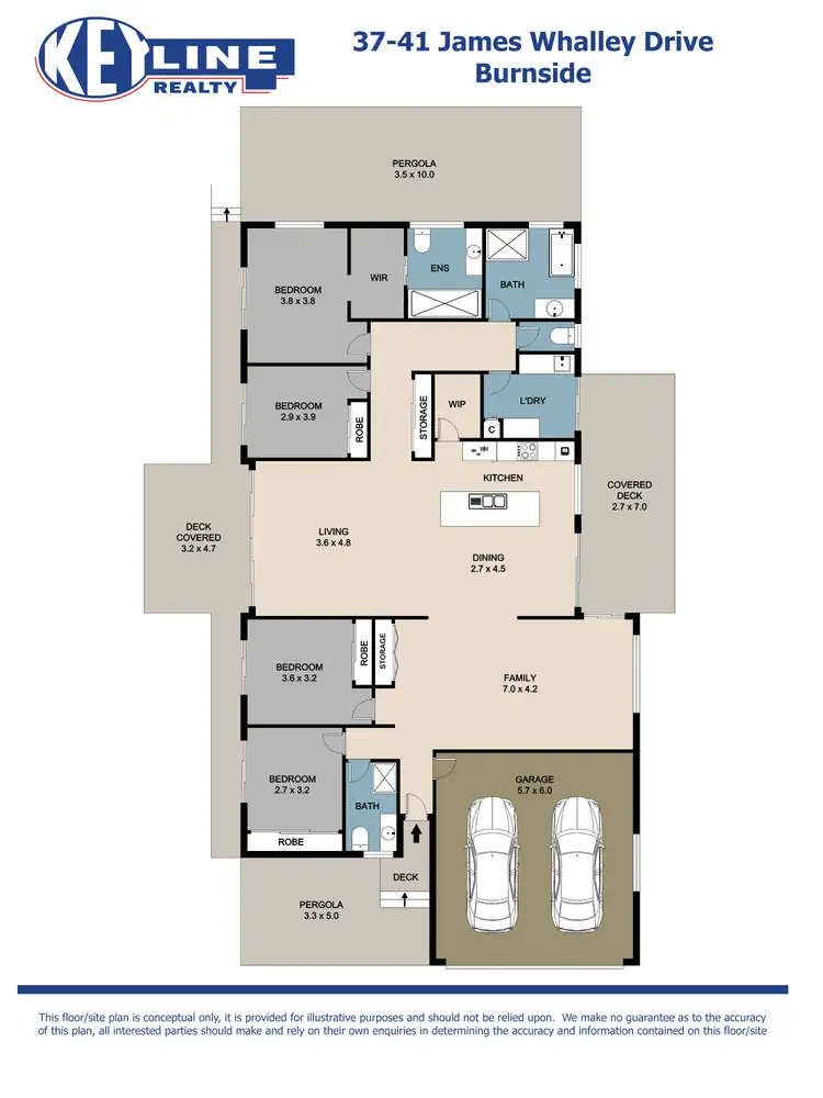 Floorplan of Homely house listing, 37-41 James Whalley Drive, Burnside QLD 4560