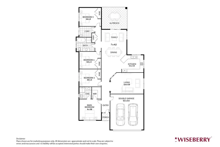 Floorplan of Homely house listing, 3 Kelat Street, Wadalba NSW 2259