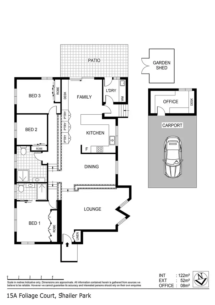 Floorplan of Homely house listing, 15a Foliage Court, Shailer Park QLD 4128