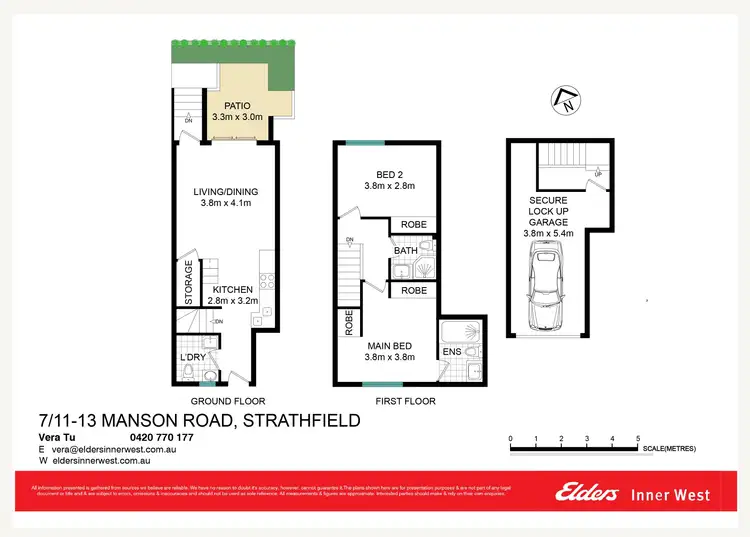 Floorplan of Homely townhouse listing, 7/11-13 Manson Road, Strathfield NSW 2135