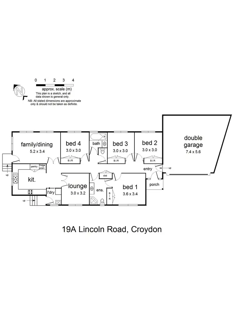 Floorplan of Homely unit listing, 19a Lincoln Road, Croydon VIC 3136
