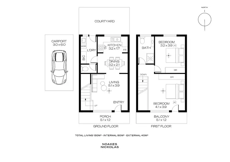 Floorplan of Homely unit listing, 2/12 Florence Street, Fullarton SA 5063