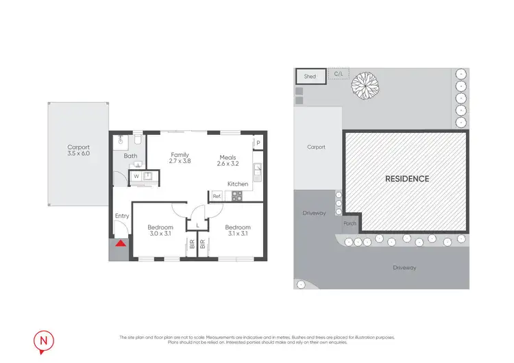 Floorplan of Homely unit listing, 2/38 Beverin Street, Sebastopol VIC 3356