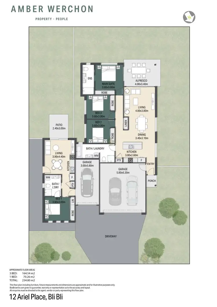 Floorplan of Homely semi-detached listing, 12 Ariel Place, Bli Bli QLD 4560