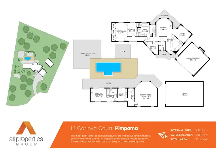 Floorplan of Homely house listing, 14 Carinya Court, Pimpama QLD 4209