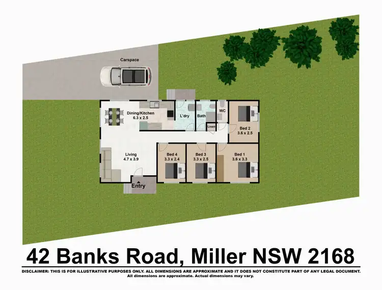 Floorplan of Homely house listing, 42 Banks Road, Miller NSW 2168
