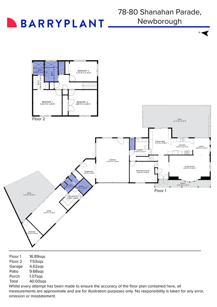 Floorplan of Homely house listing, 78-80 Shanahan Parade, Newborough VIC 3825
