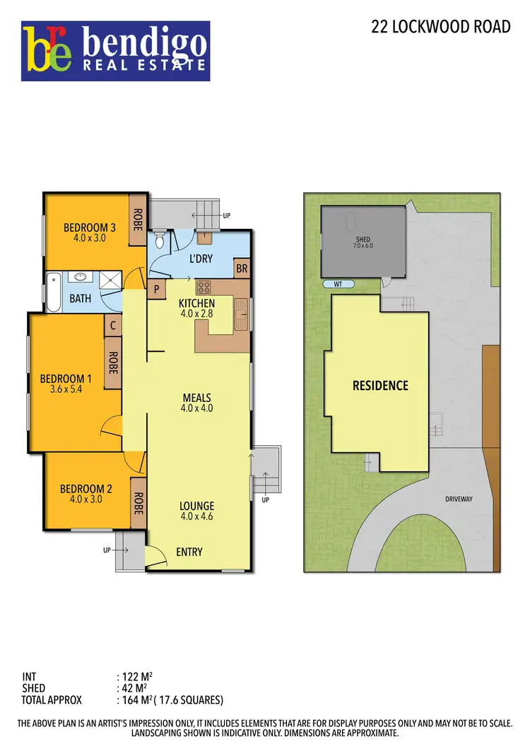 Floorplan of Homely house listing, 22 Lockwood Road, Kangaroo Flat VIC 3555