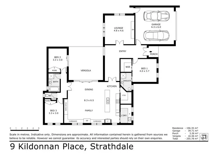 Floorplan of Homely house listing, 9 Kildonnan Place, Strathdale VIC 3550