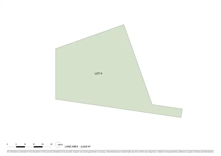 Floorplan of Homely land listing, Lot 11 Gleno Court, Cardigan VIC 3352
