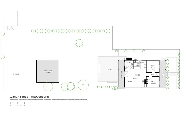 Floorplan of Homely rural property listing, 22 High Street, Wedderburn VIC 3518