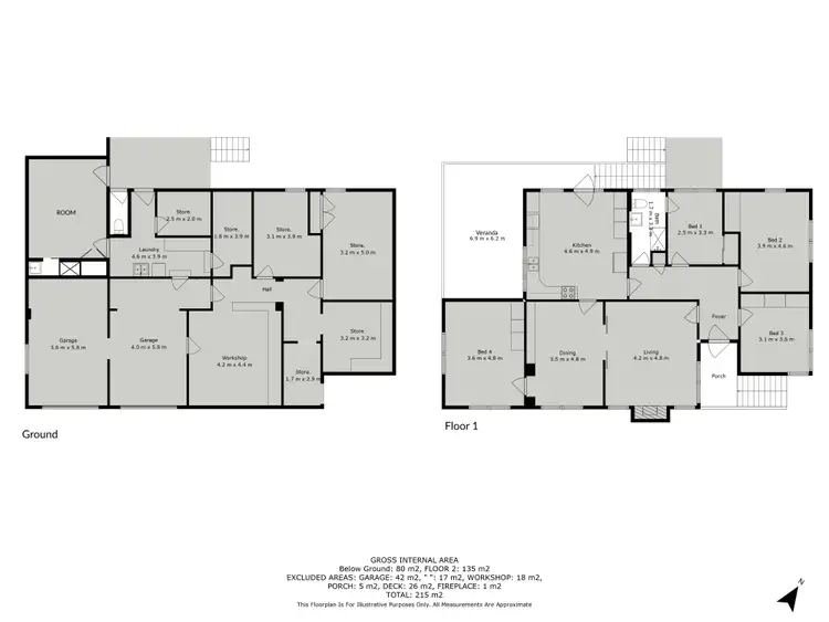 Floorplan of Homely house listing, 1 Princess Avenue, Cooma NSW 2630