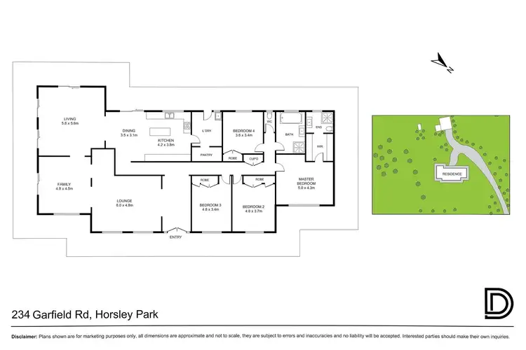 Floorplan of Homely house listing, 234 Garfield Road, Horsley Park NSW 2175