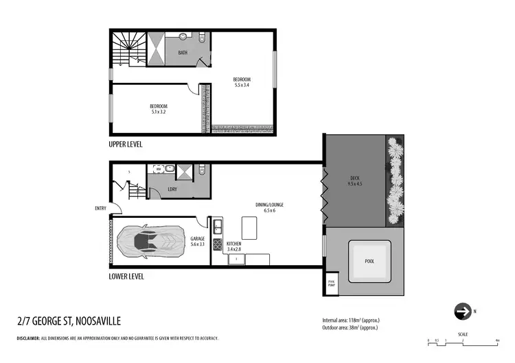 Floorplan of Homely apartment listing, 2/7 George Street, Noosaville QLD 4566