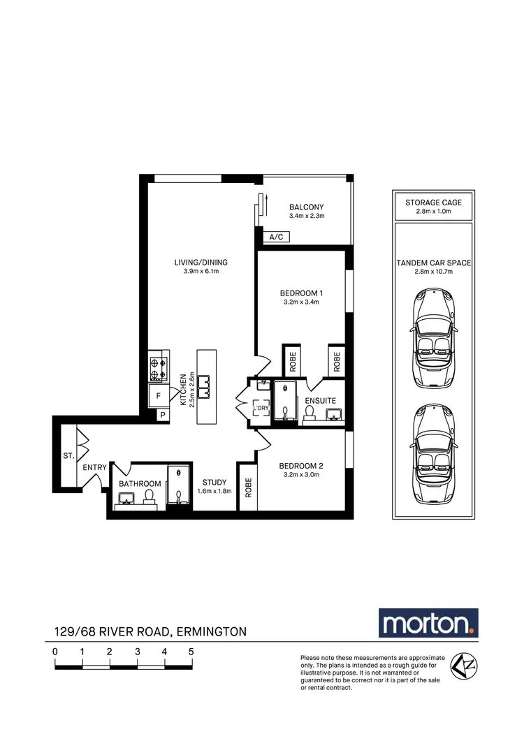 Floorplan of Homely apartment listing, 129/68 River Road, Ermington NSW 2115