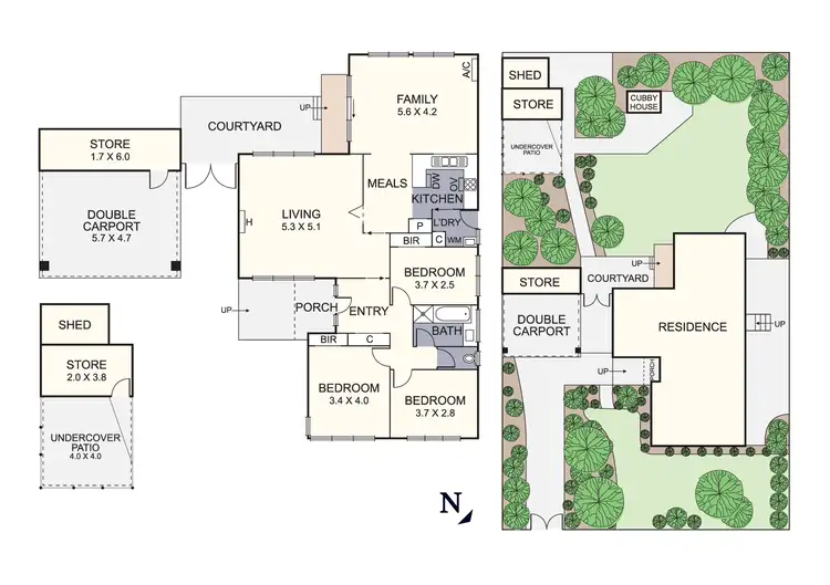 Floorplan of Homely land listing, 25 Cherry Tree Grove, Croydon VIC 3136