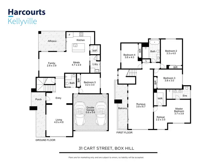 Floorplan of Homely house listing, 31 Cart Street, Box Hill NSW 2765