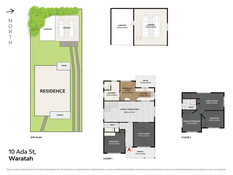 Floorplan of Homely house listing, 10 Ada Street, Waratah NSW 2298
