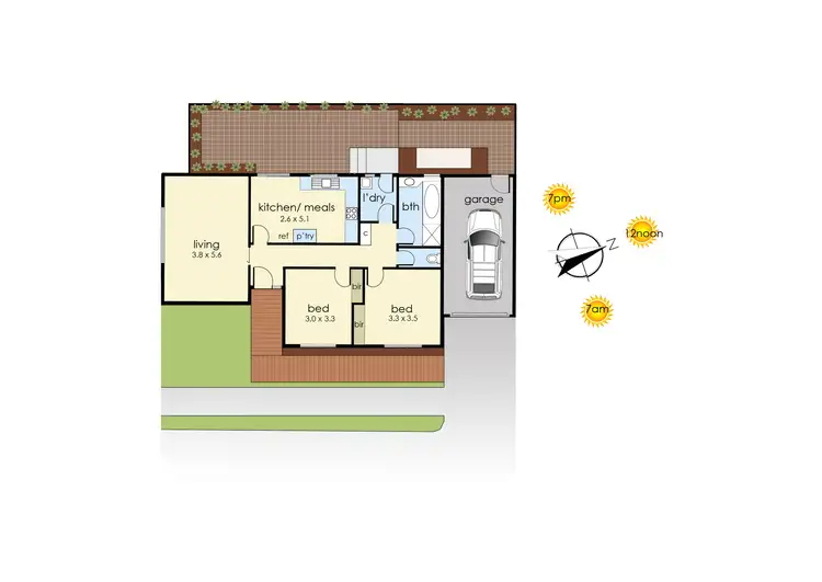 Floorplan of Homely unit listing, 10/33 Cranbourne Road, Frankston VIC 3199