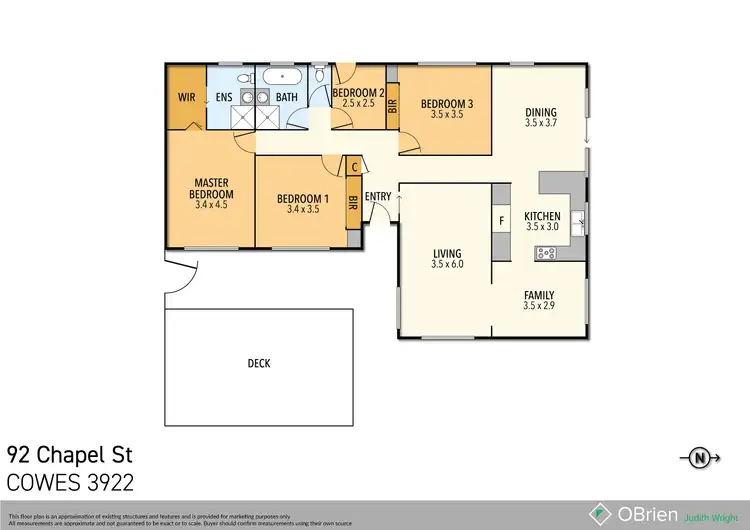 Floorplan of Homely house listing, 92 Chapel Street, Cowes VIC 3922