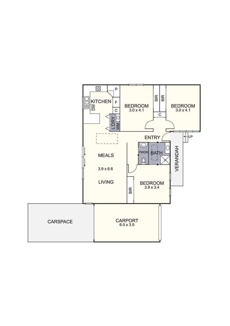 Floorplan of Homely house listing, 6A Niel Street, Croydon VIC 3136