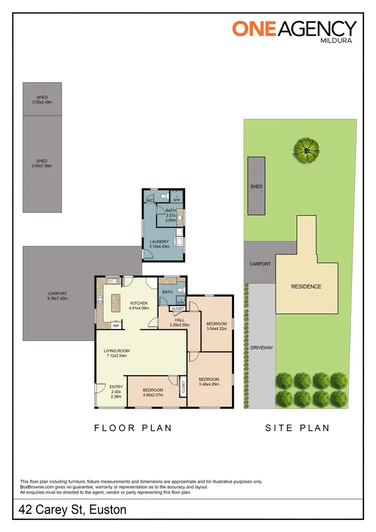 Floorplan of Homely house listing, 42 Cary Street, Euston NSW 2737