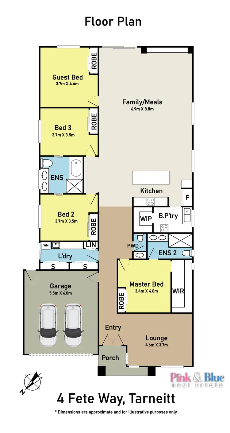 Floorplan of Homely house listing, 4 Fete Way, Tarneit VIC 3029