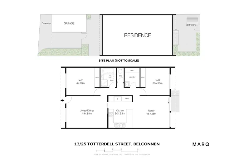 Floorplan of Homely townhouse listing, 13/25 Totterdell Street, Belconnen ACT 2617