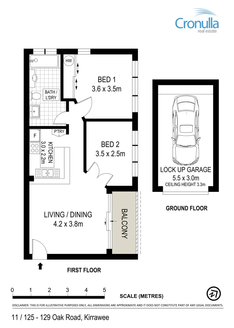 Floorplan of Homely apartment listing, 11/125 Oak Road, Kirrawee NSW 2232