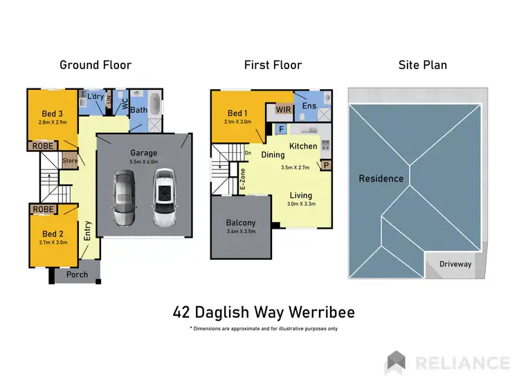 Floorplan of Homely house listing, 42 Daglish Way, Werribee VIC 3030