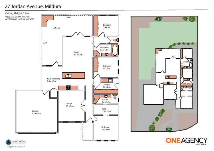 Floorplan of Homely house listing, 27 Jordan Avenue, Mildura VIC 3500