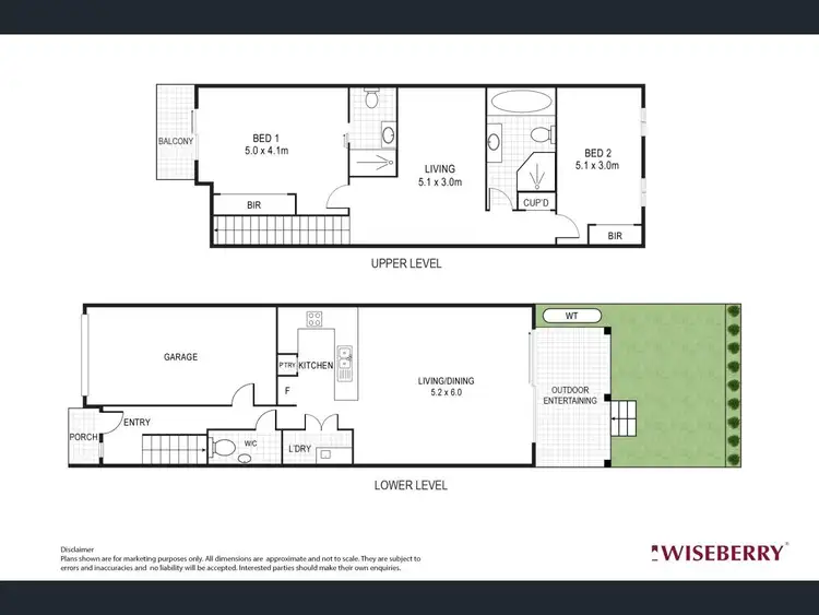 Floorplan of Homely townhouse listing, 2/17 Natasha Place, Woongarrah NSW 2259