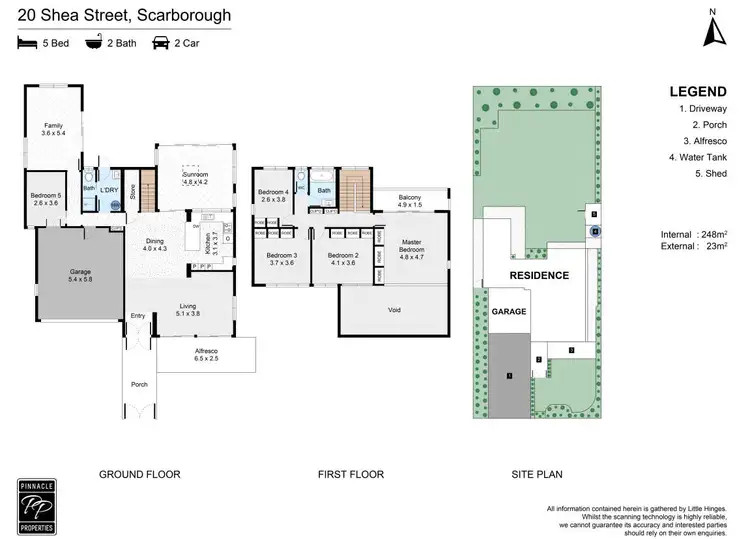 Floorplan of Homely house listing, 20 Shea Street, Scarborough QLD 4020