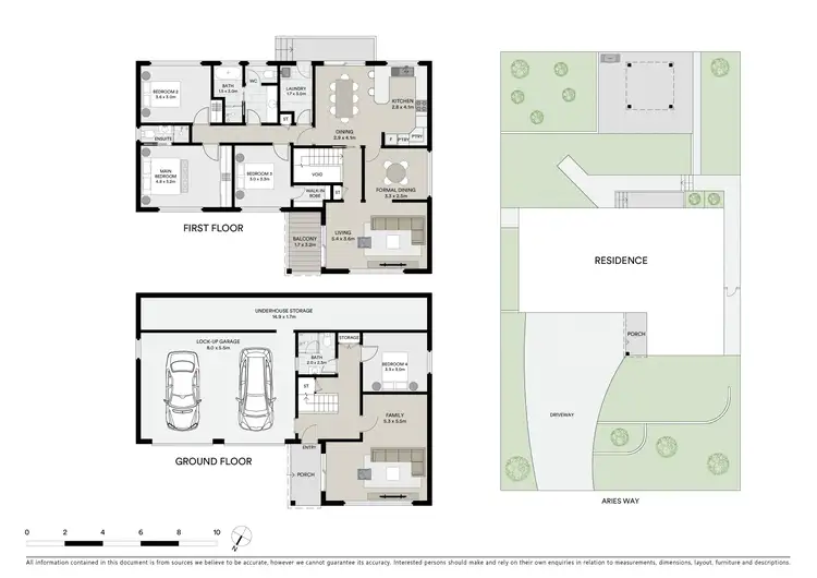 Floorplan of Homely house listing, 47 Aries Way, Elermore Vale NSW 2287