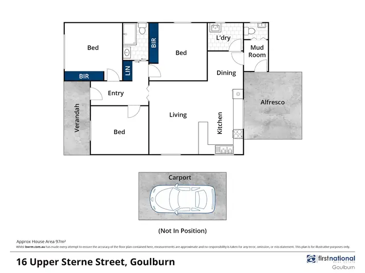 Floorplan of Homely house listing, 16 Upper Sterne Street, Goulburn NSW 2580