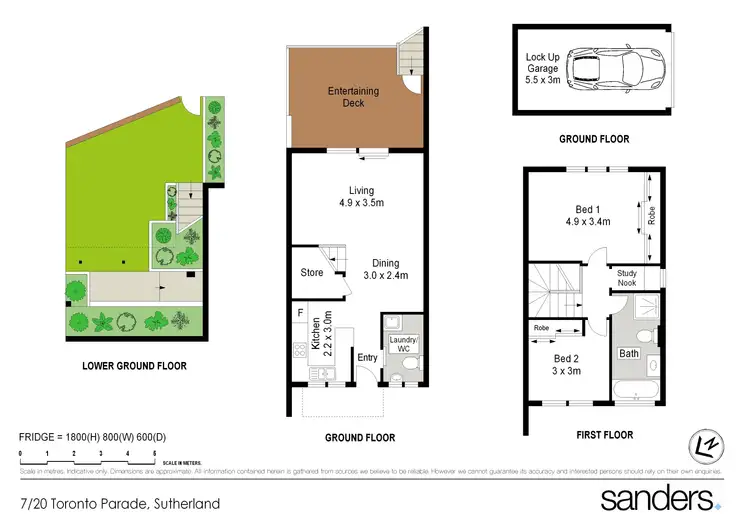 Floorplan of Homely townhouse listing, 7/20-22 Toronto Parade, Sutherland NSW 2232