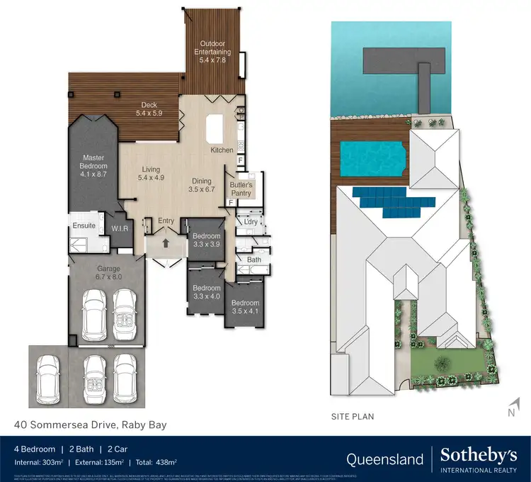 Floorplan of Homely house listing, 40 Sommersea Drive, Raby Bay QLD 4163