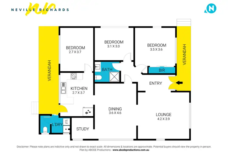 Floorplan of Homely house listing, 13 Gumbowie Avenue, Clifton Springs VIC 3222