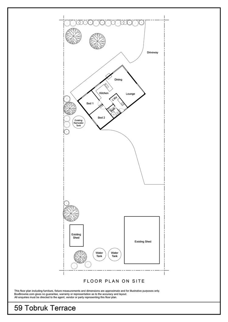 Floorplan of Homely house listing, 59 Tobruk Terrace, Port Lincoln SA 5606