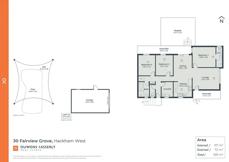 Floorplan of Homely house listing, 30 Fairview Grove, Hackham West SA 5163