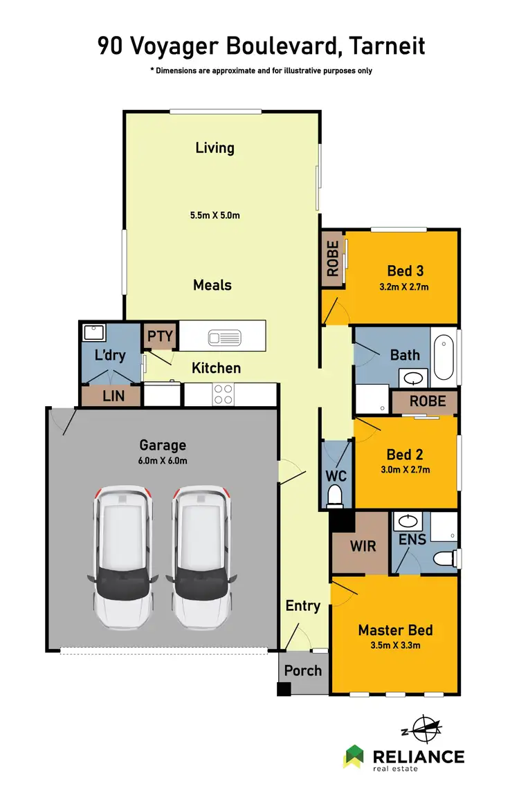 Floorplan of Homely house listing, 90 Voyager Boulevard, Tarneit VIC 3029
