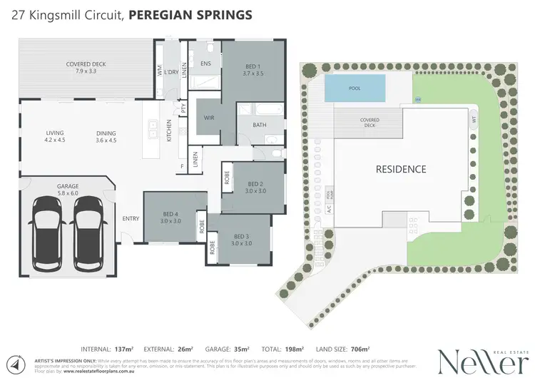Floorplan of Homely house listing, 27 Kingsmill Circuit, Peregian Springs QLD 4573