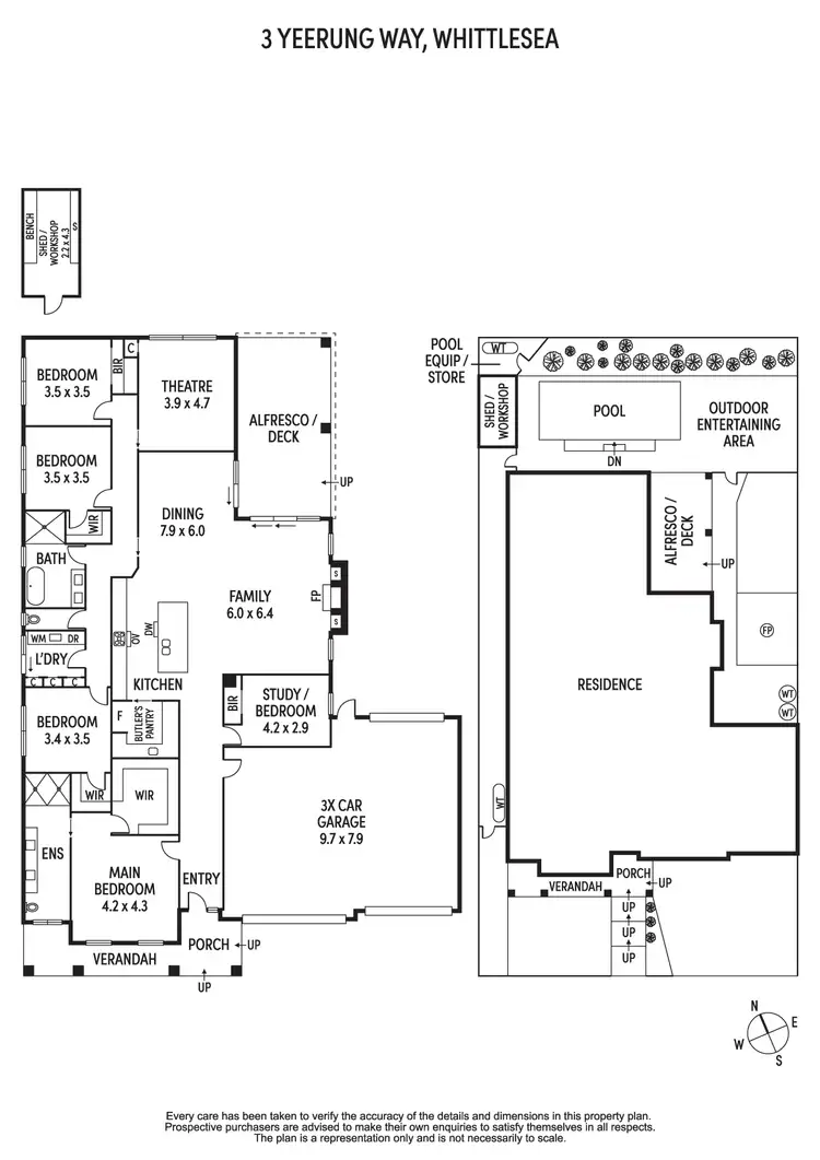 Floorplan of Homely house listing, 3 Yeerung Way, Whittlesea VIC 3757
