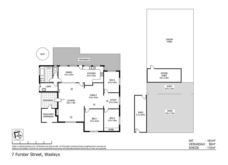 Floorplan of Homely house listing, 7 Forster Street, Wasleys SA 5400