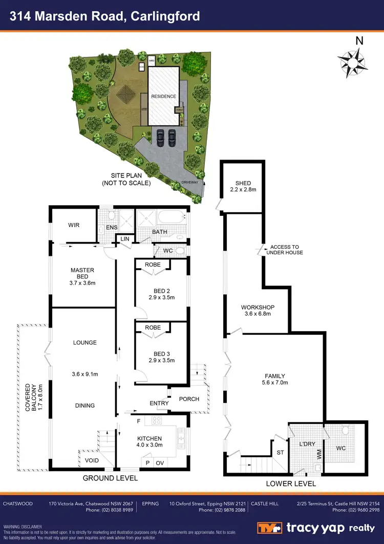 Floorplan of Homely house listing, 314 Marsden Road, Carlingford NSW 2118