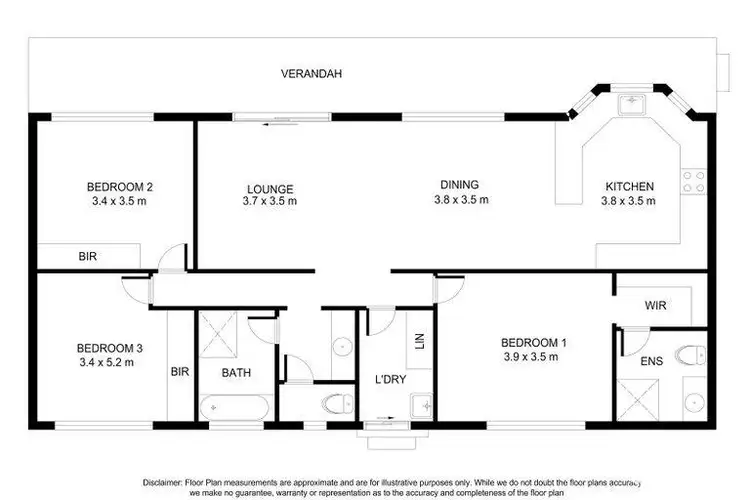 Floorplan of Homely house listing, 18 Newton Road, Pelican Point SA 5291