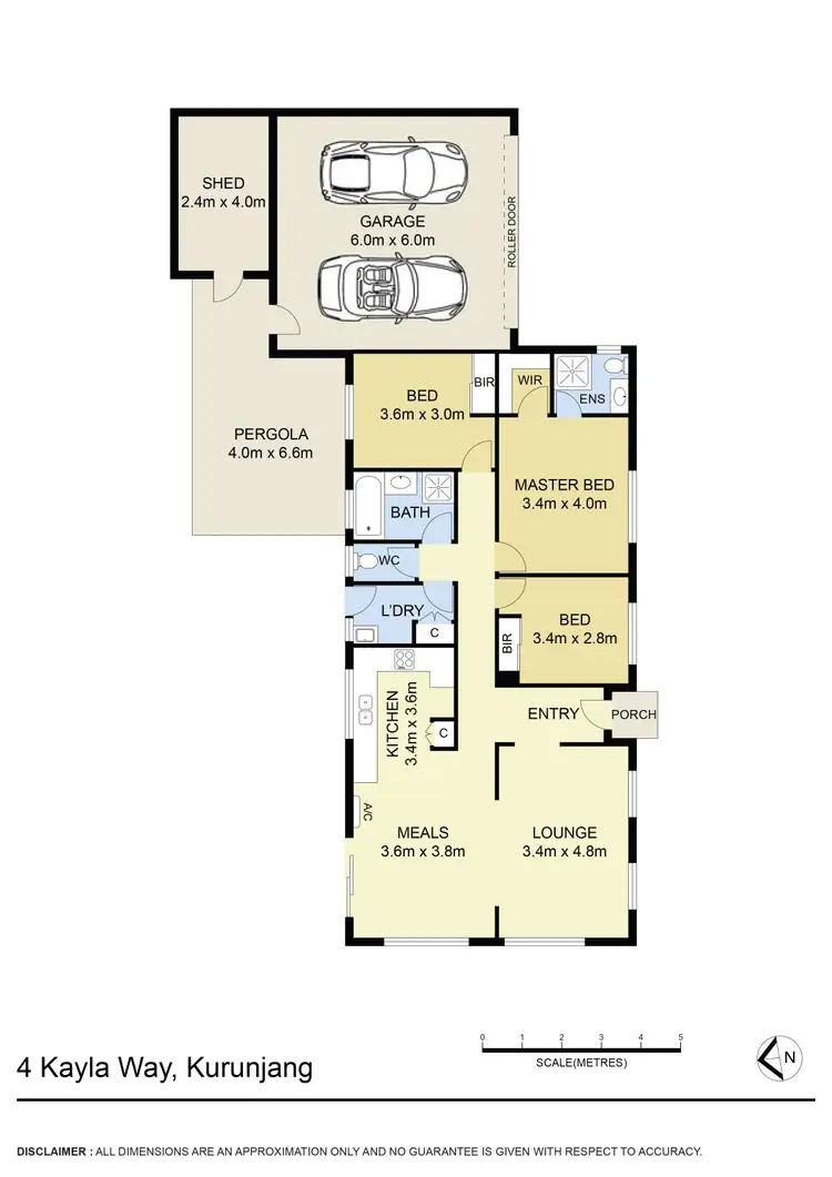 Floorplan of Homely house listing, 4 Kayla Way, Kurunjang VIC 3337