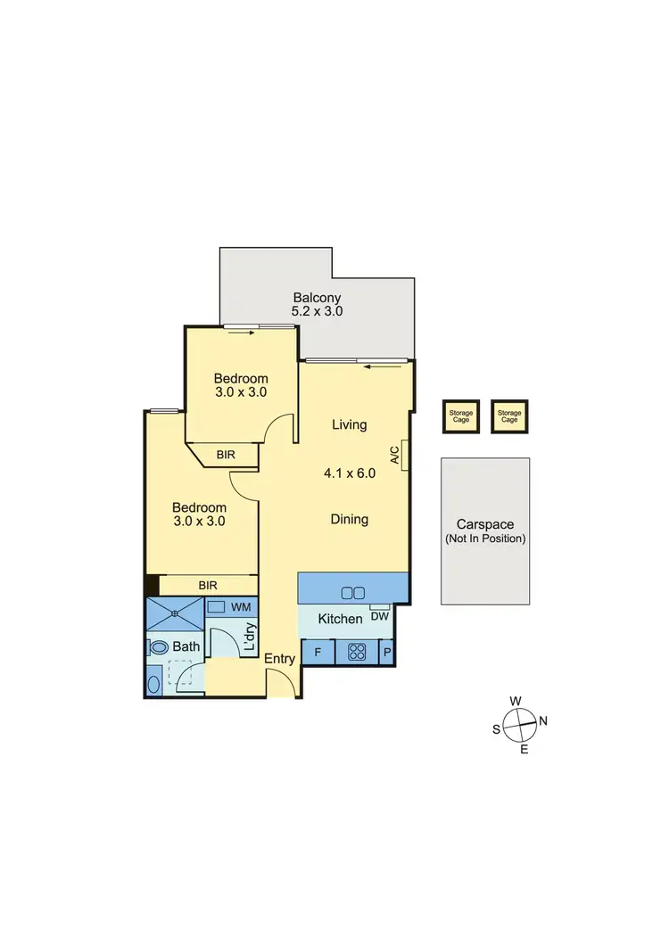 Floorplan of Homely apartment listing, 306/79 Mitchell Street, Bentleigh VIC 3204